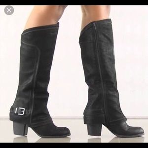 Fergie Fergalicius brand new black knee boots sz 8